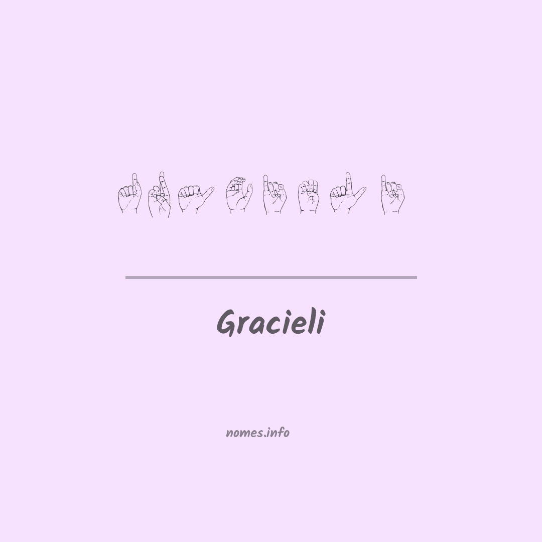 Gracieli em Libras