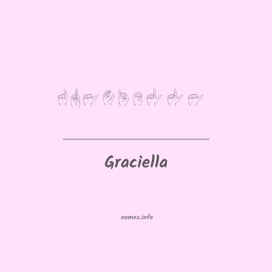 Graciella em Libras
