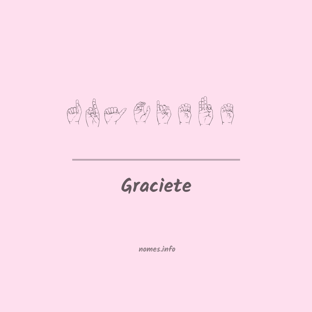 Graciete em Libras