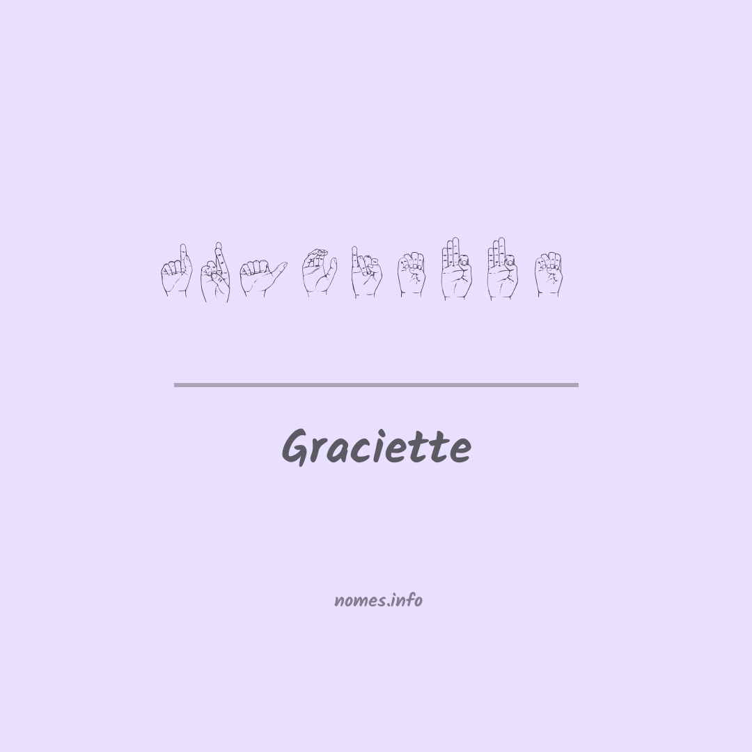 Graciette em Libras