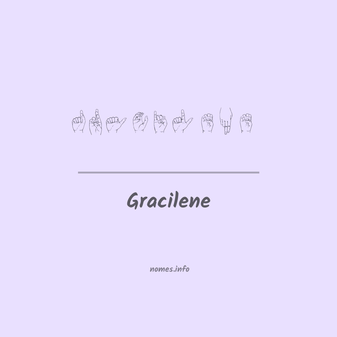 Gracilene em Libras