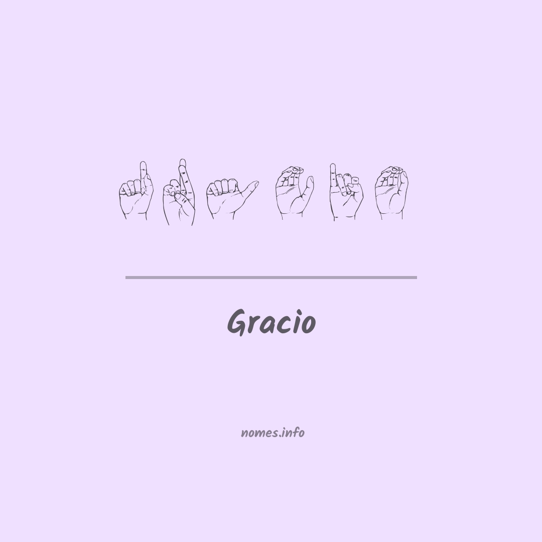 Gracio em Libras