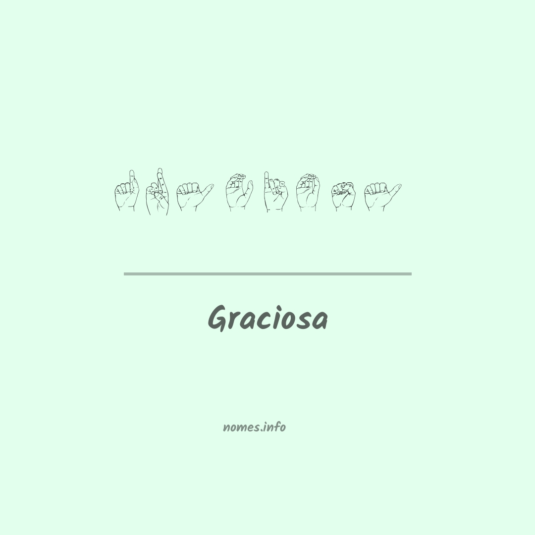 Graciosa em Libras