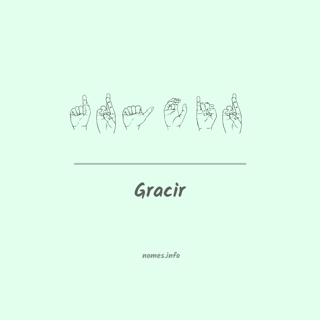 Gracir em Libras
