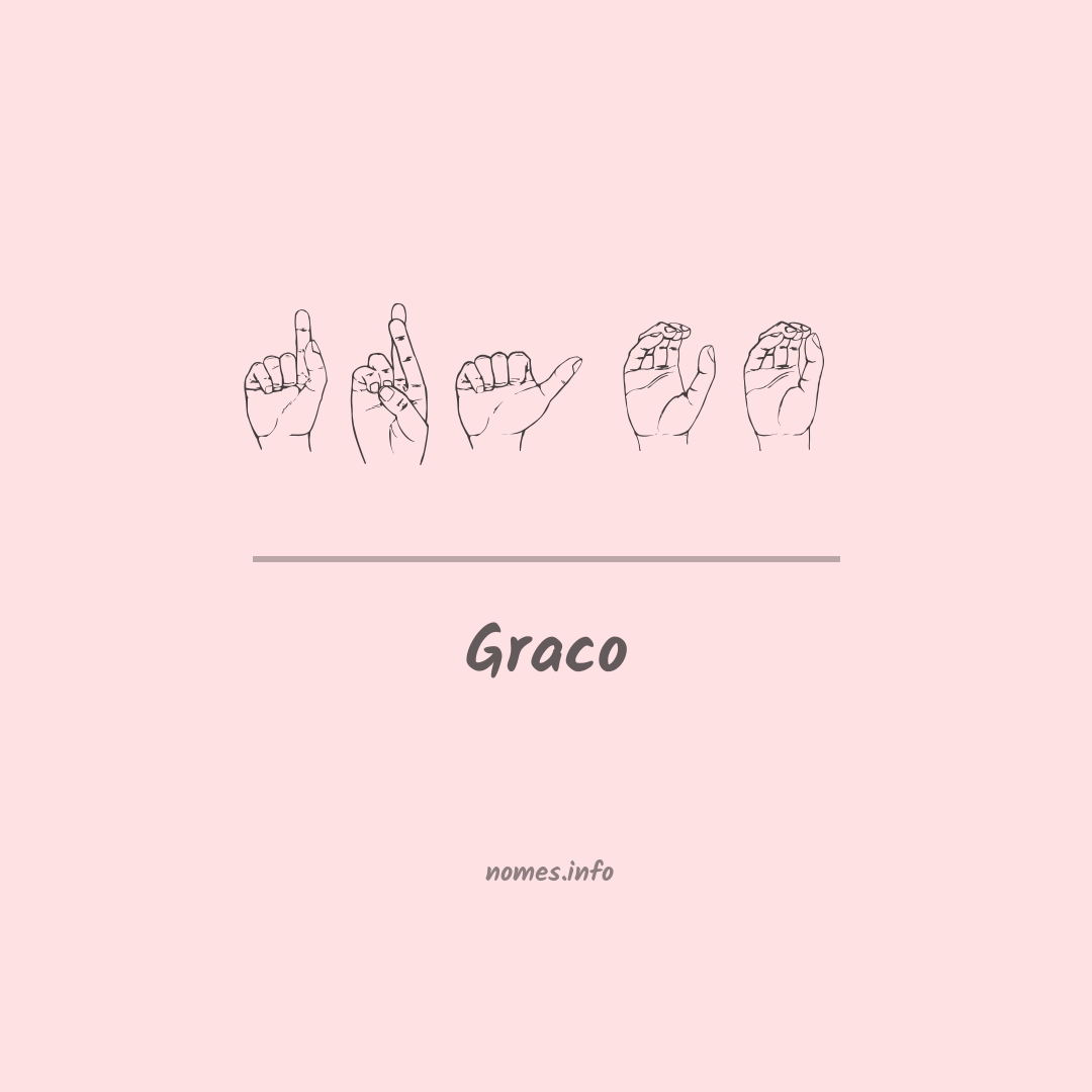 Graco em Libras