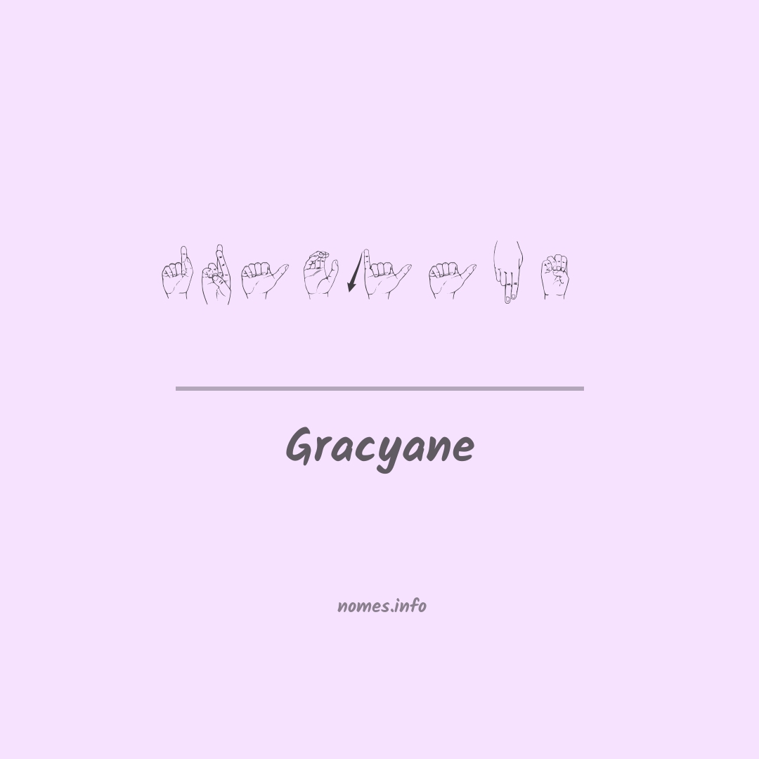 Gracyane em Libras