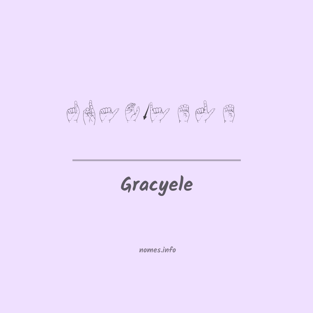 Gracyele em Libras