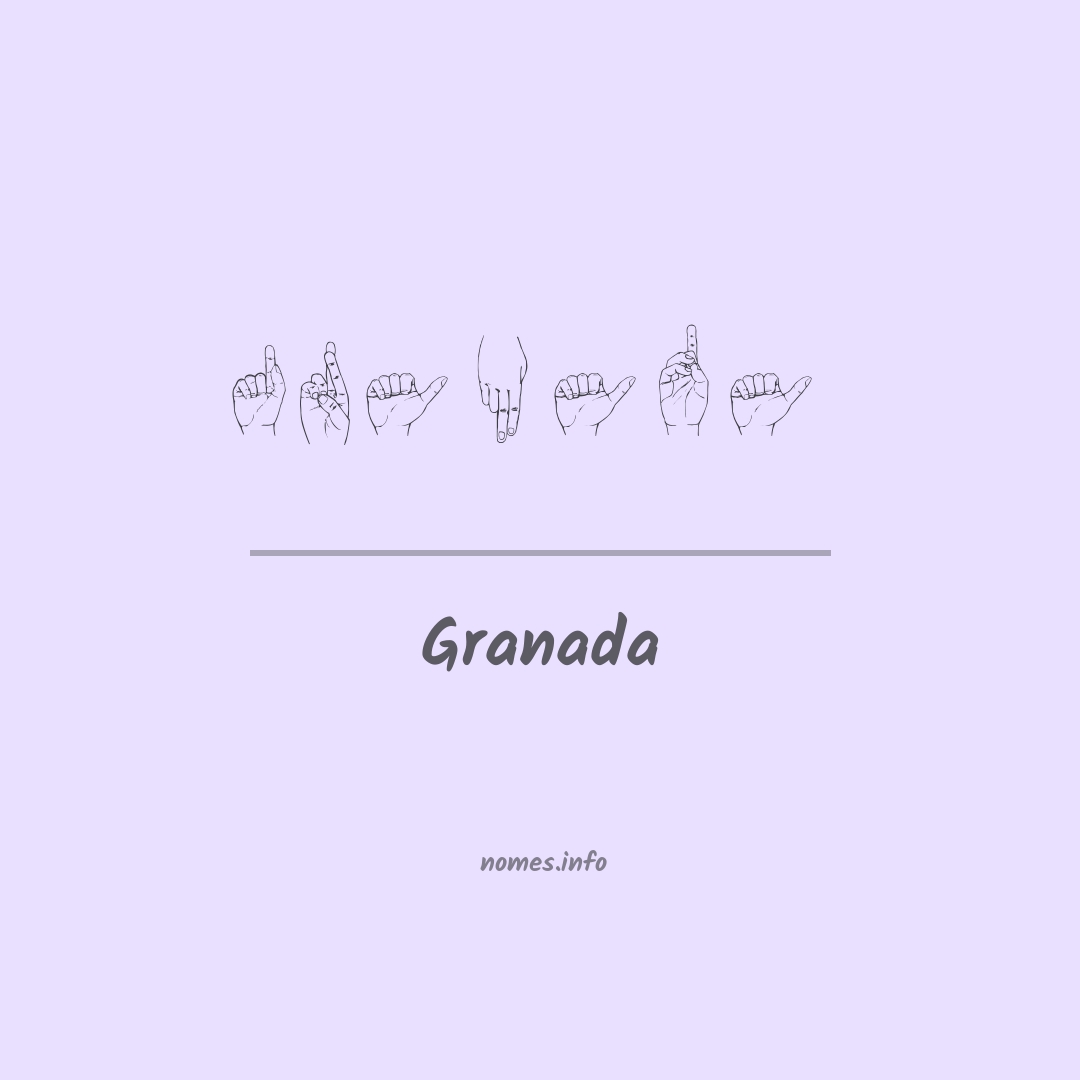 Granada em Libras Granada em Libras