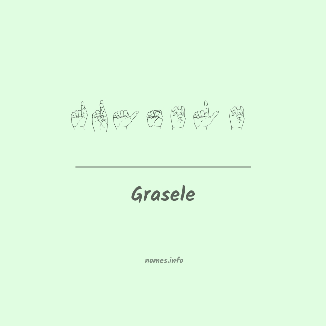 Grasele em Libras