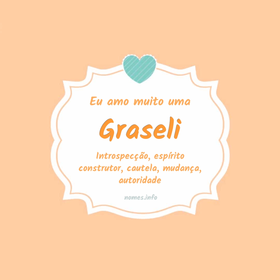 Eu amo muito Graseli