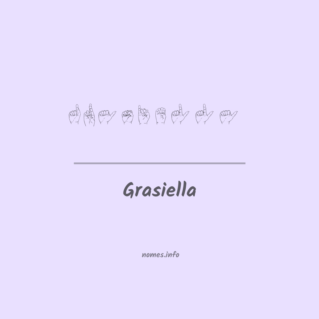 Grasiella em Libras