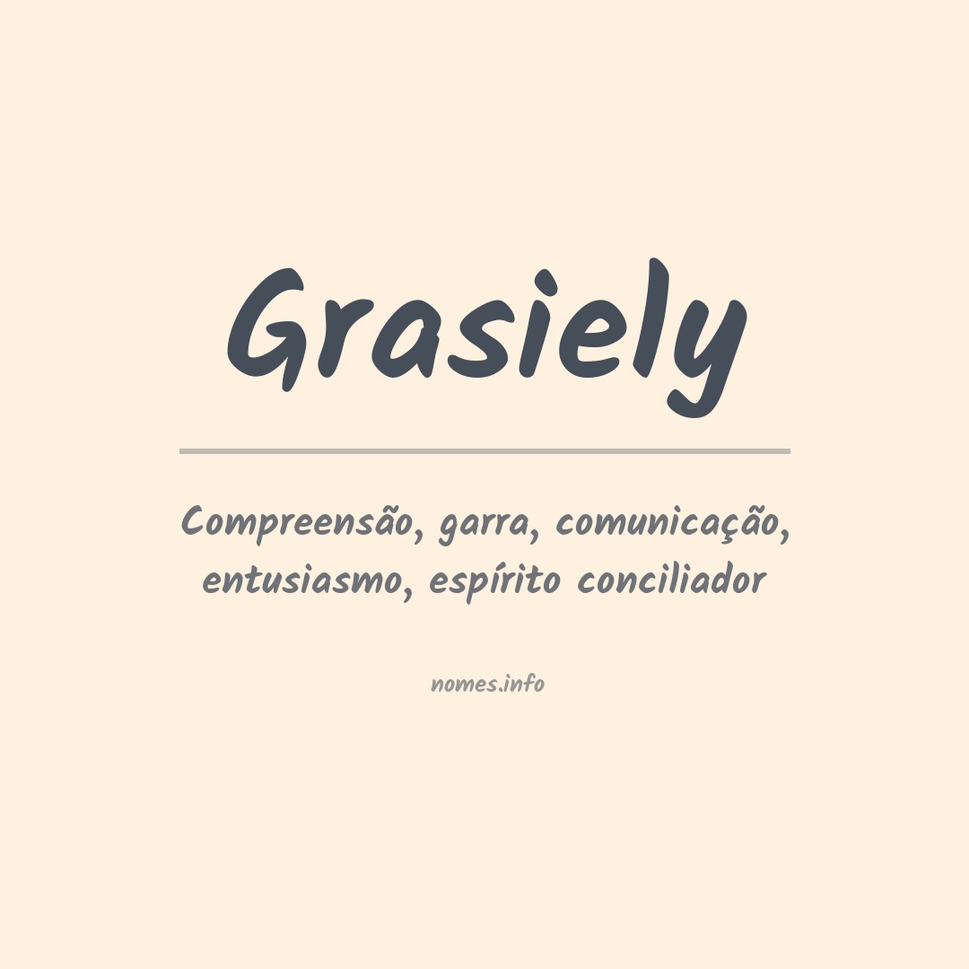 Significado do nome Grasiely