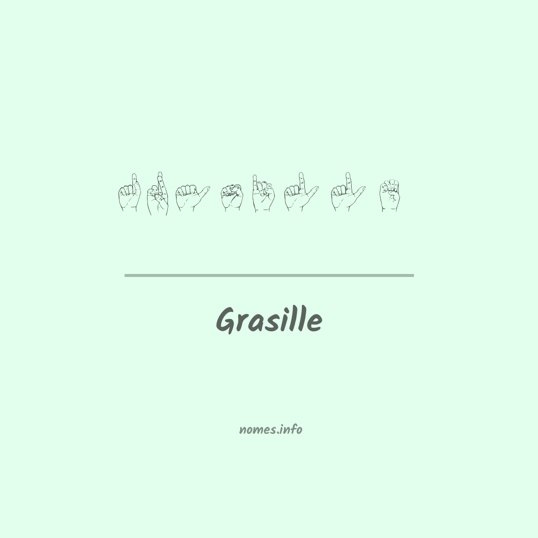 Grasille em Libras