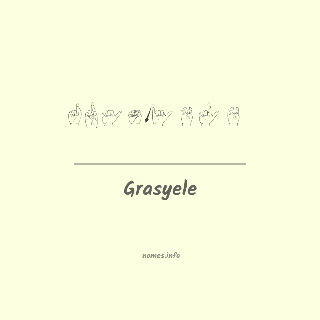 Grasyele em Libras