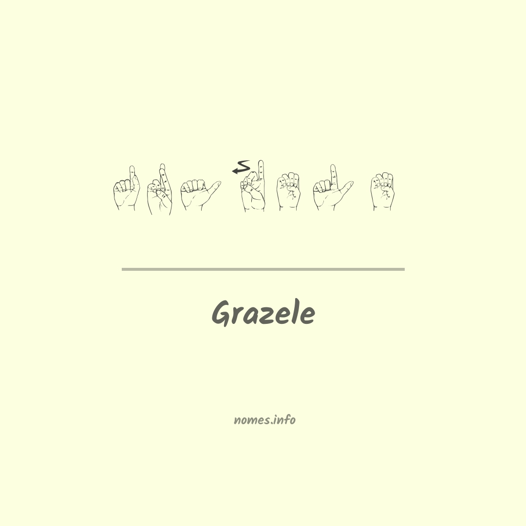 Grazele em Libras