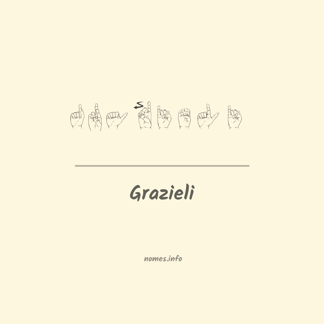 Grazieli em Libras