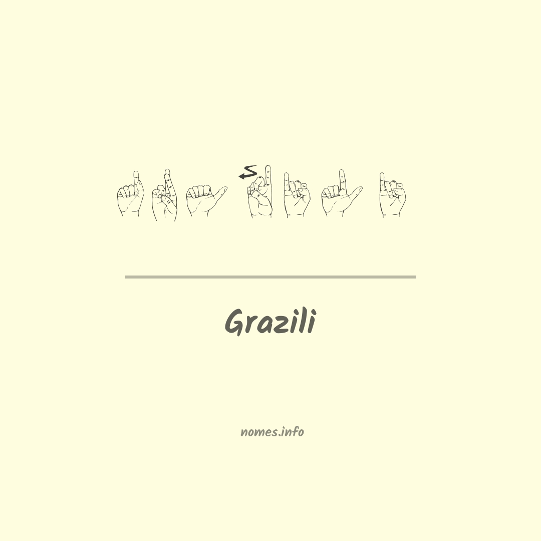 Grazili em Libras