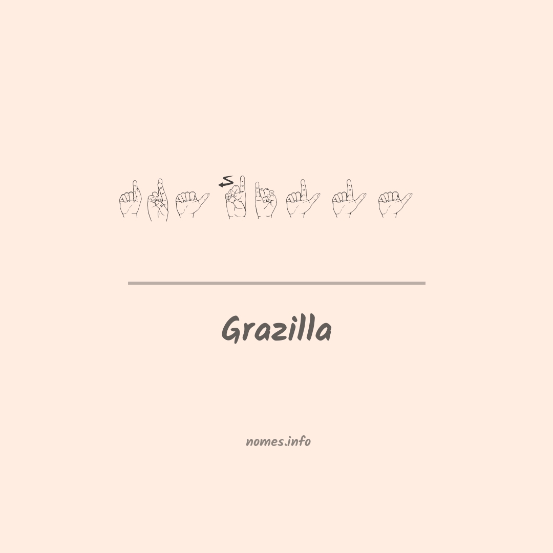 Grazilla em Libras