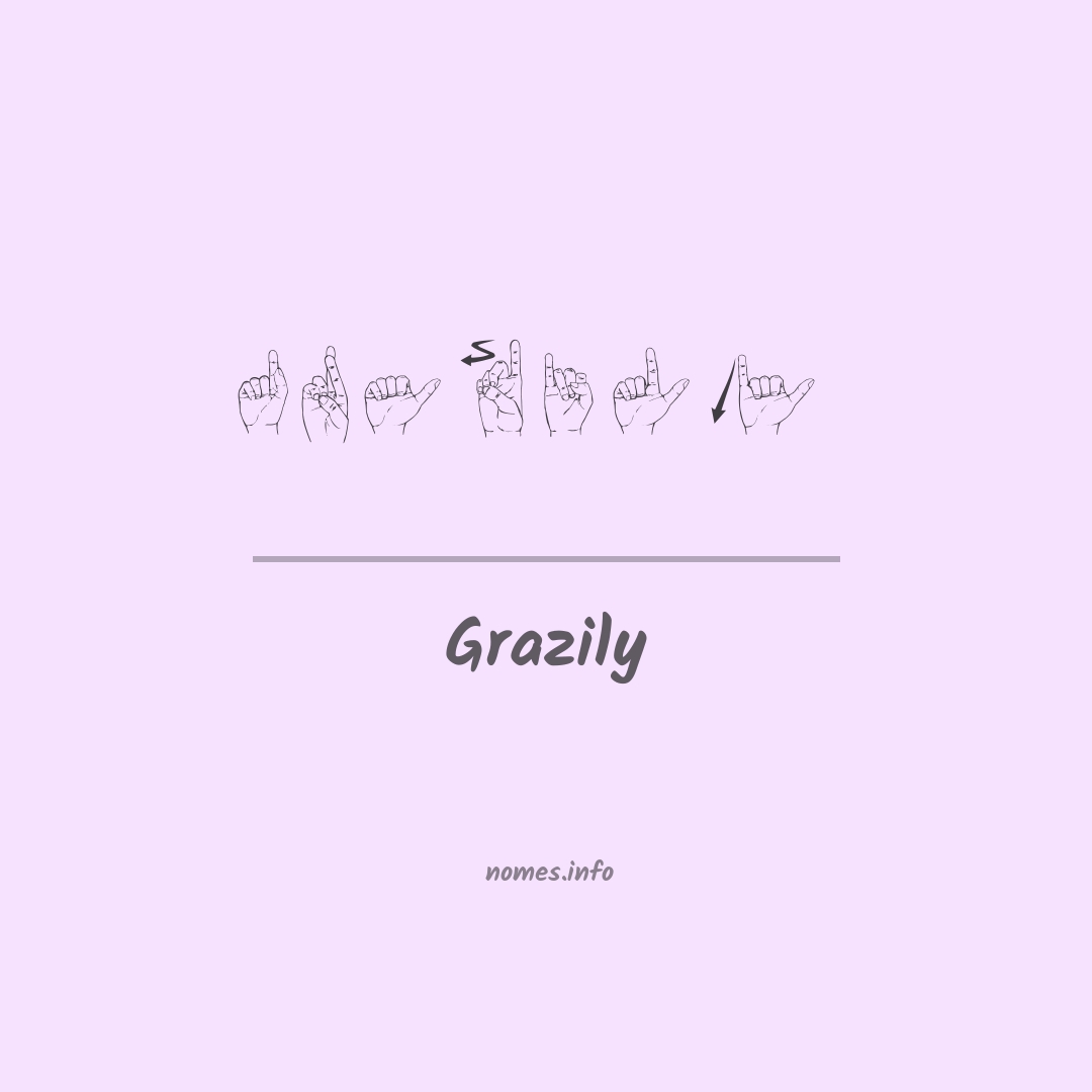Grazily em Libras