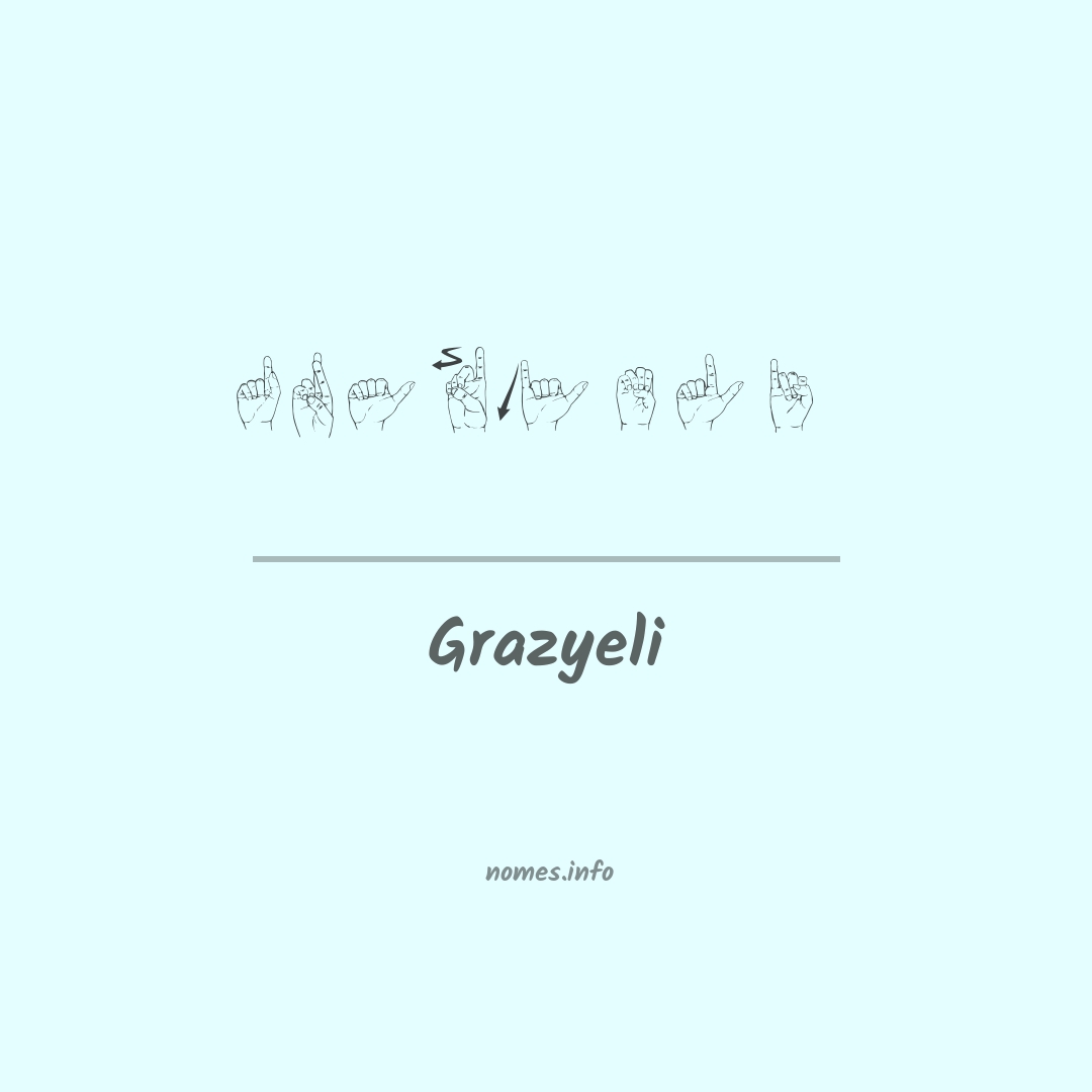 Grazyeli em Libras