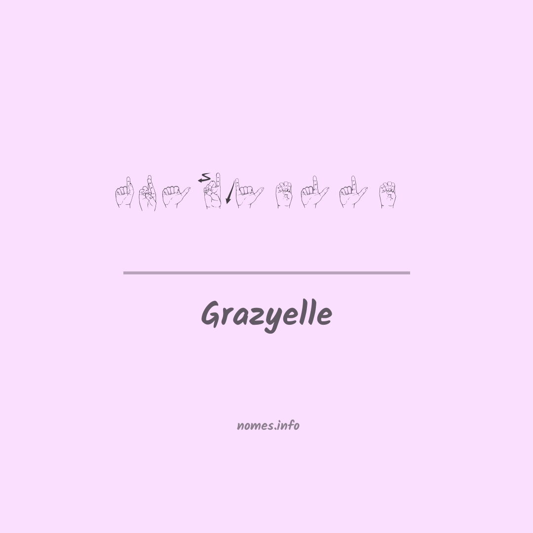 Grazyelle em Libras