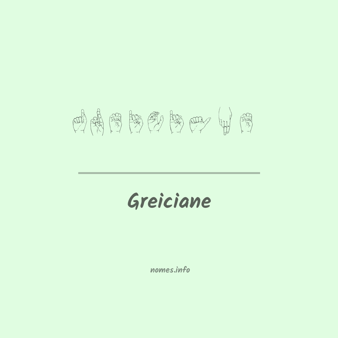 Greiciane em Libras