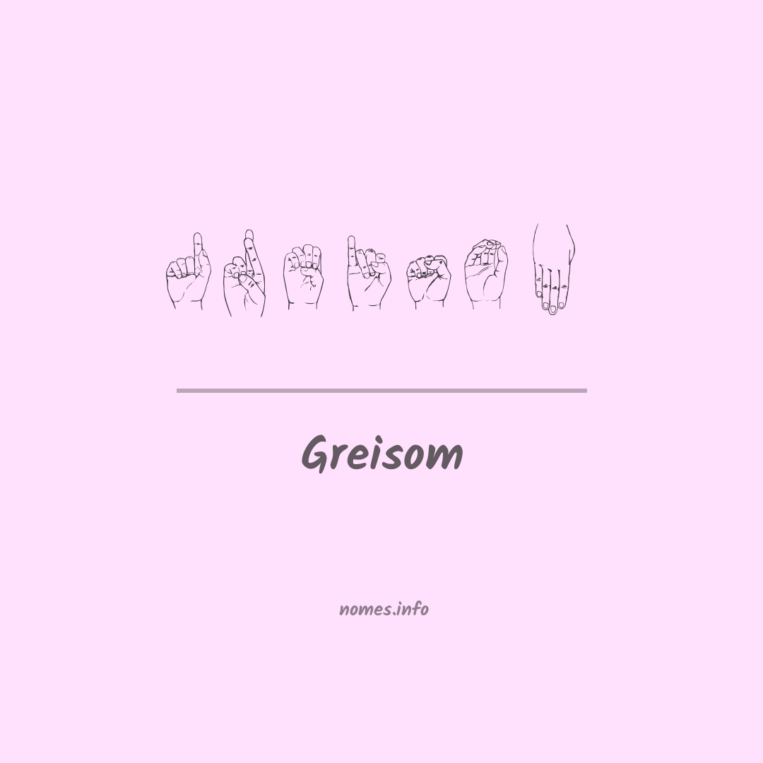 Greisom em Libras