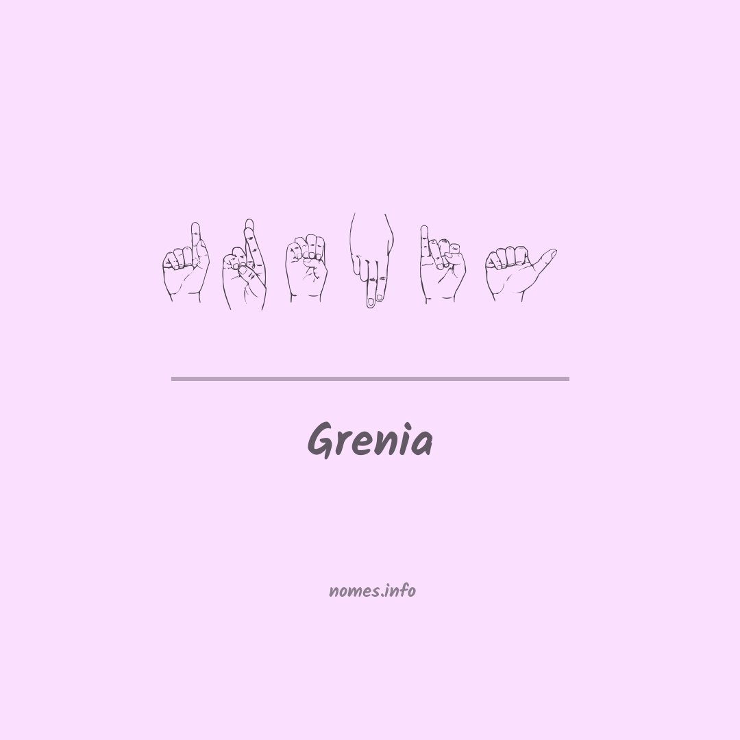Grenia em Libras