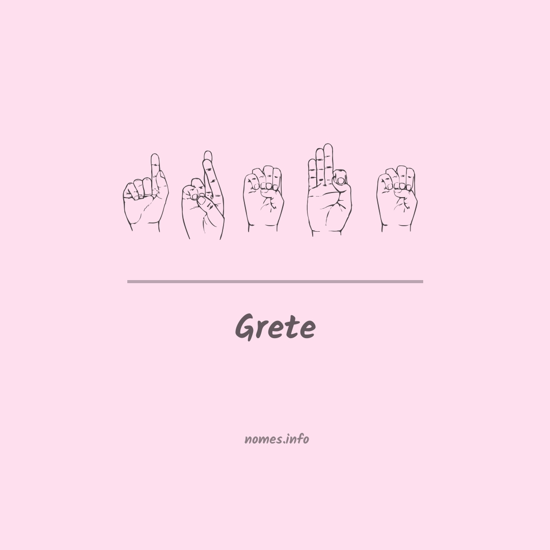 Grete em Libras