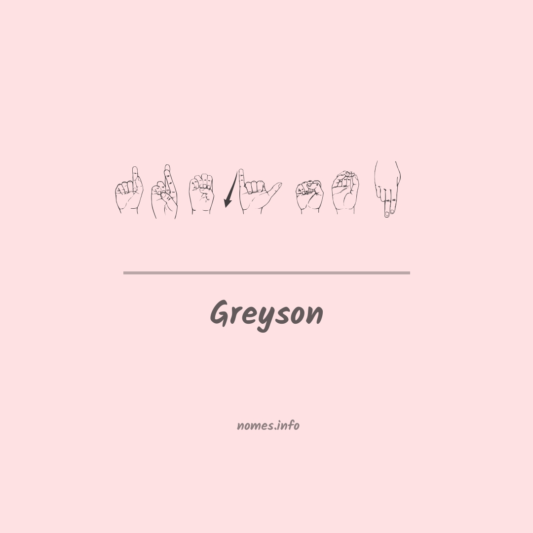Greyson em Libras