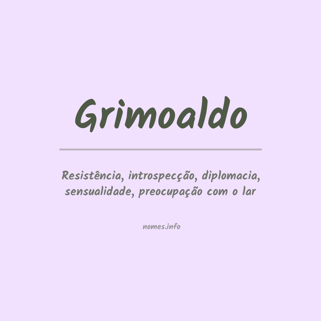 Significado do nome Grimoaldo