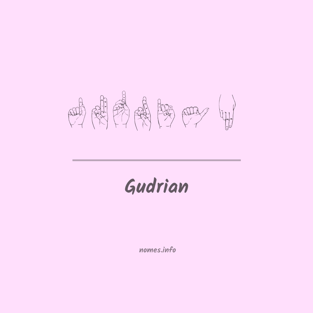 Gudrian em Libras
