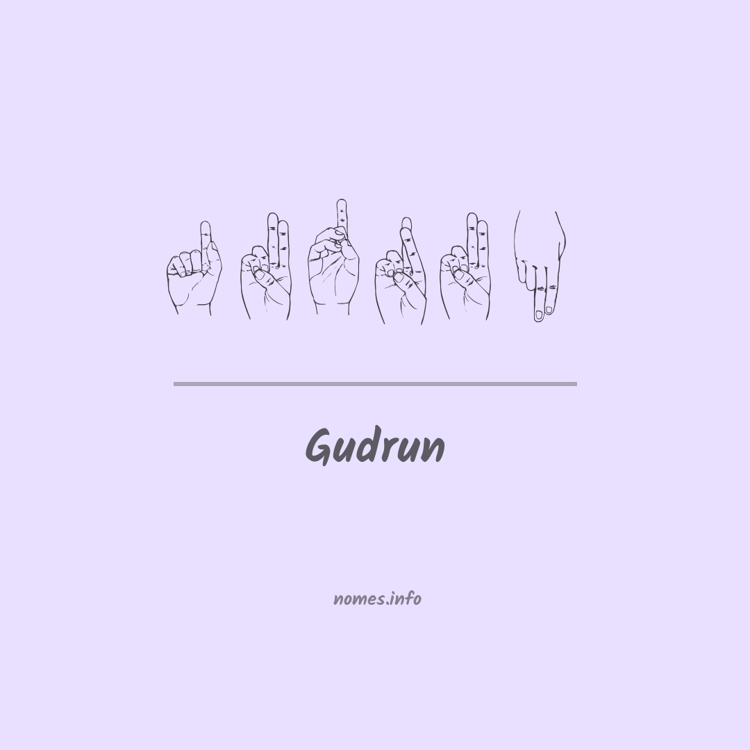 Gudrun em Libras