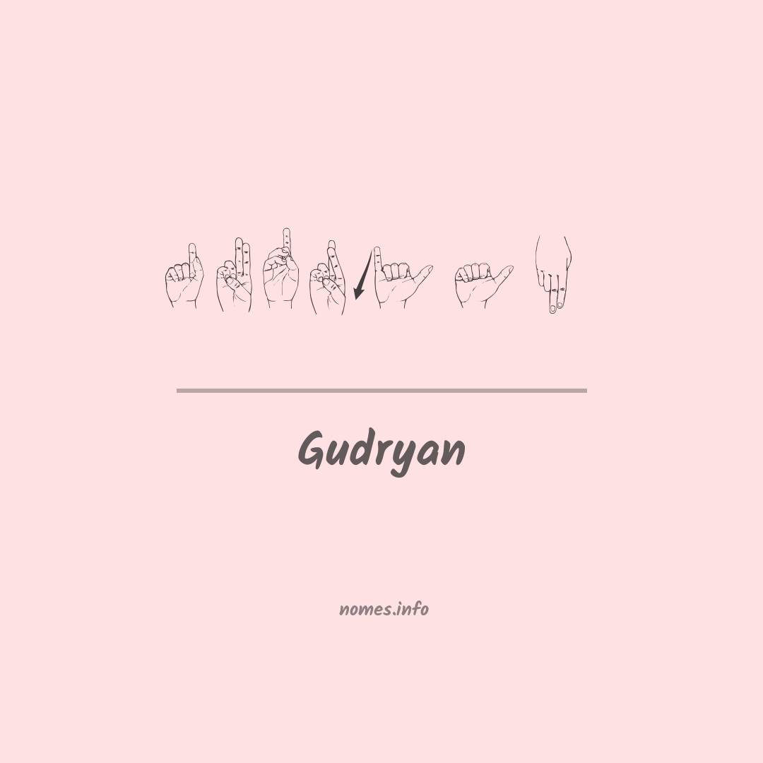 Gudryan em Libras