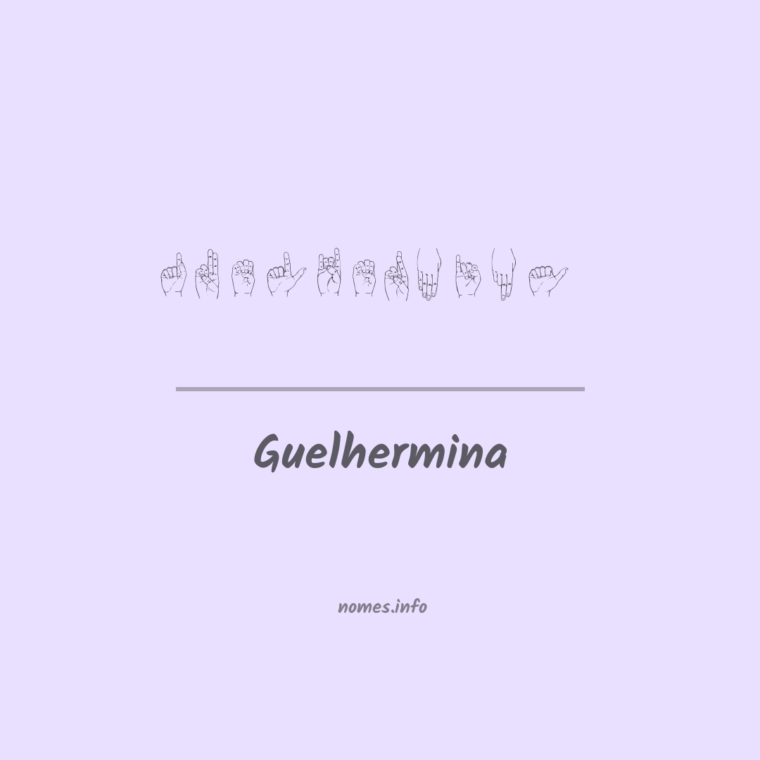 Guelhermina em Libras