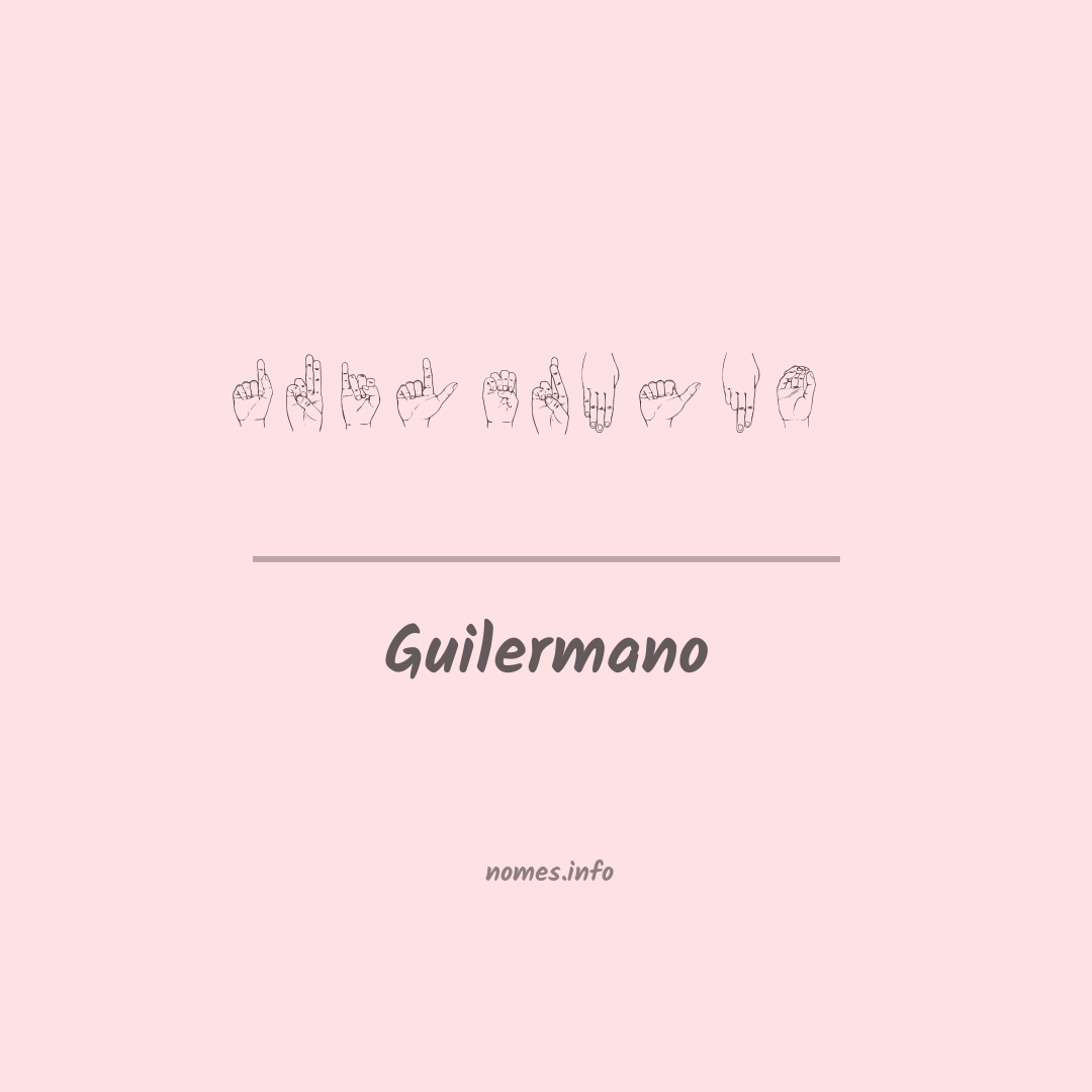 Guilermano em Libras