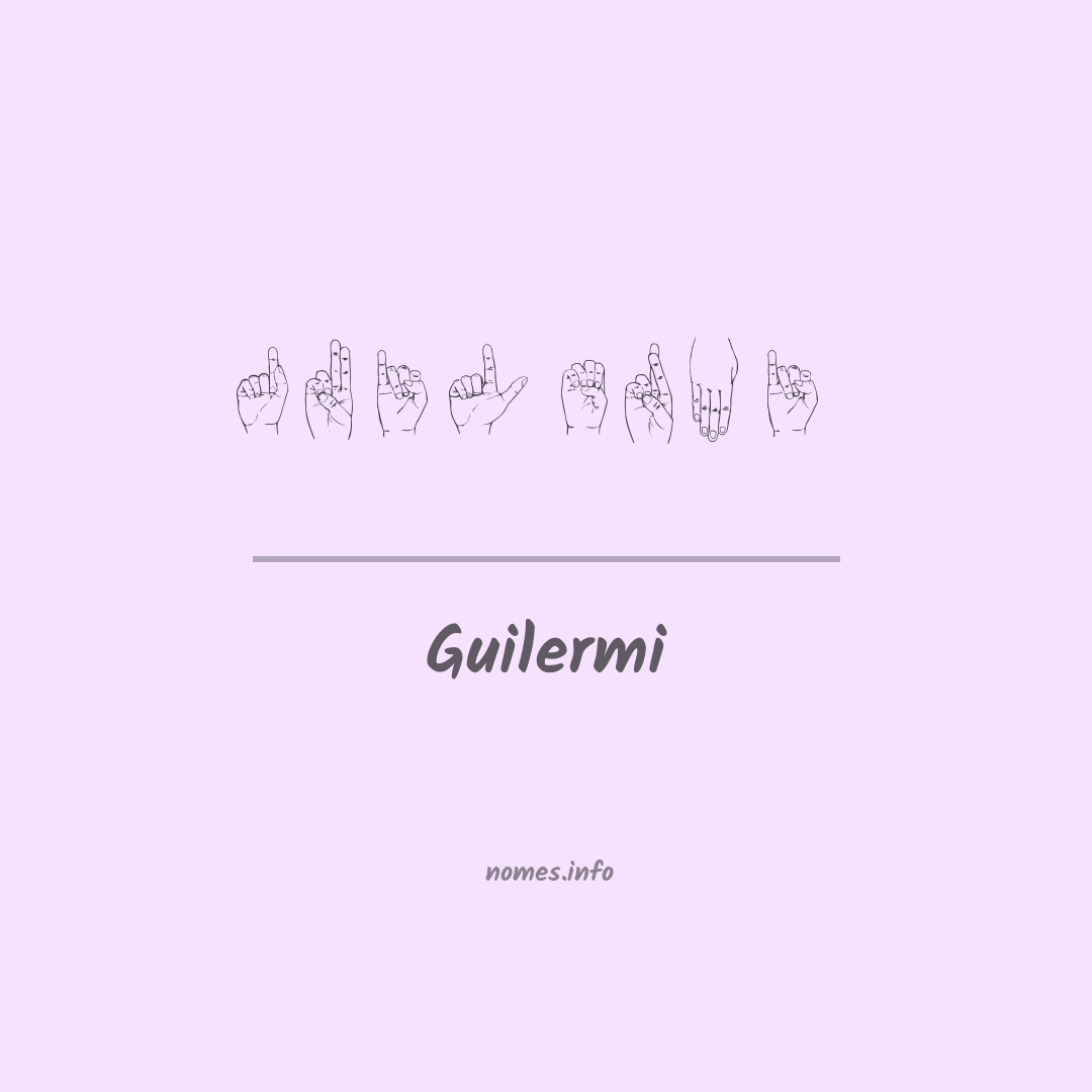 Guilermi em Libras