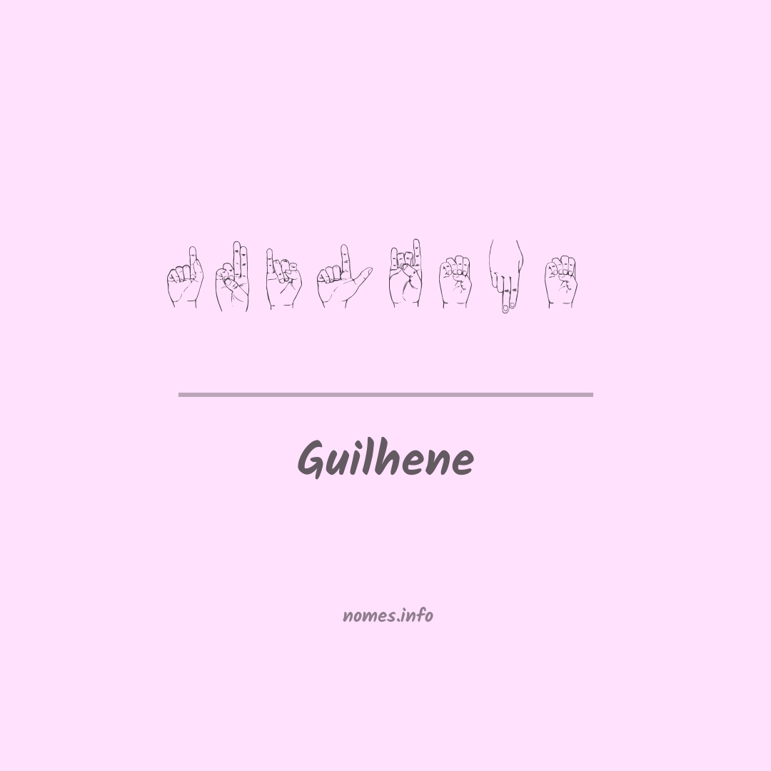 Guilhene em Libras