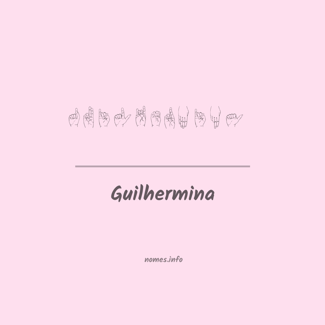 Guilhermina em Libras