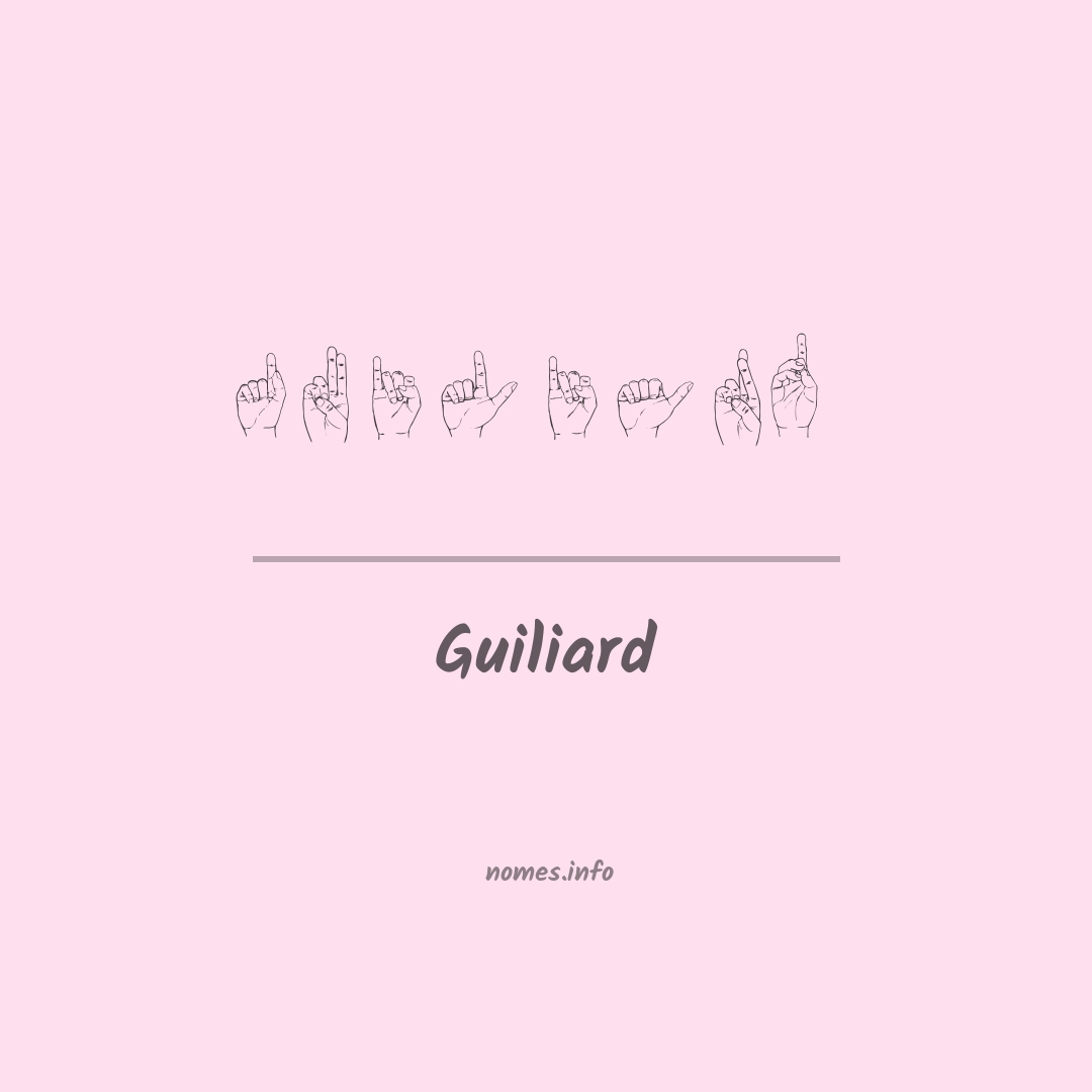 Guiliard em Libras