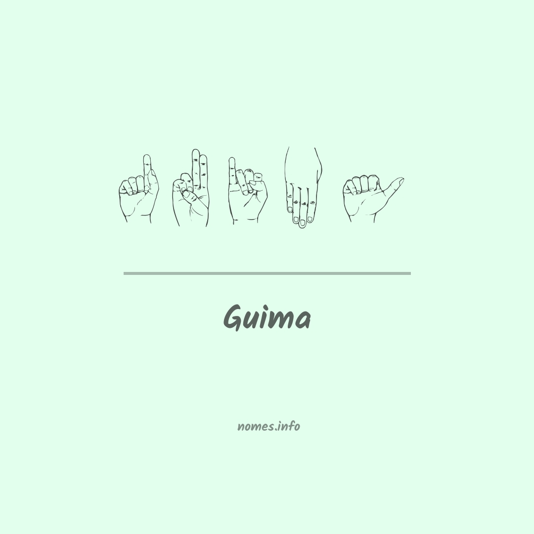 Guima em Libras