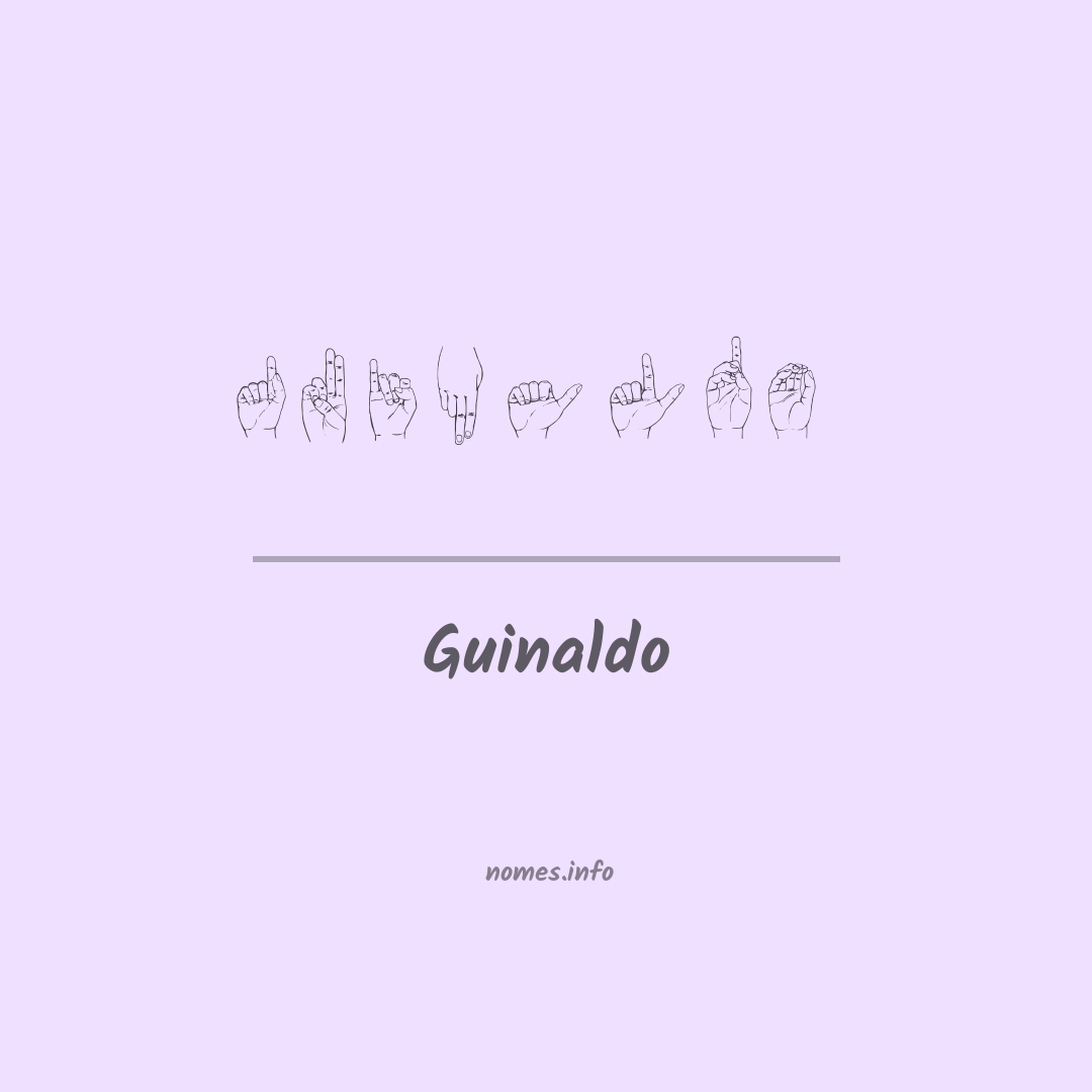 Guinaldo em Libras