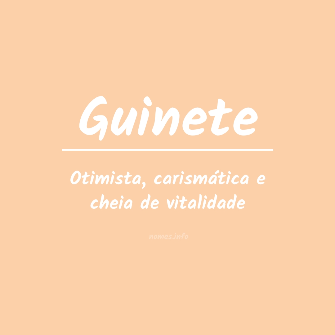 Significado do nome Guinete