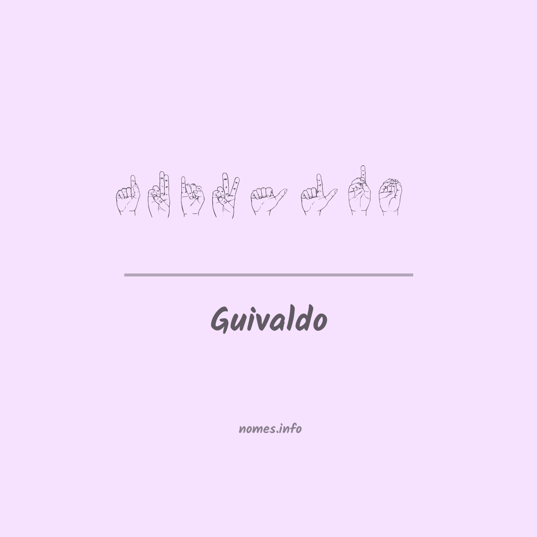 Guivaldo em Libras