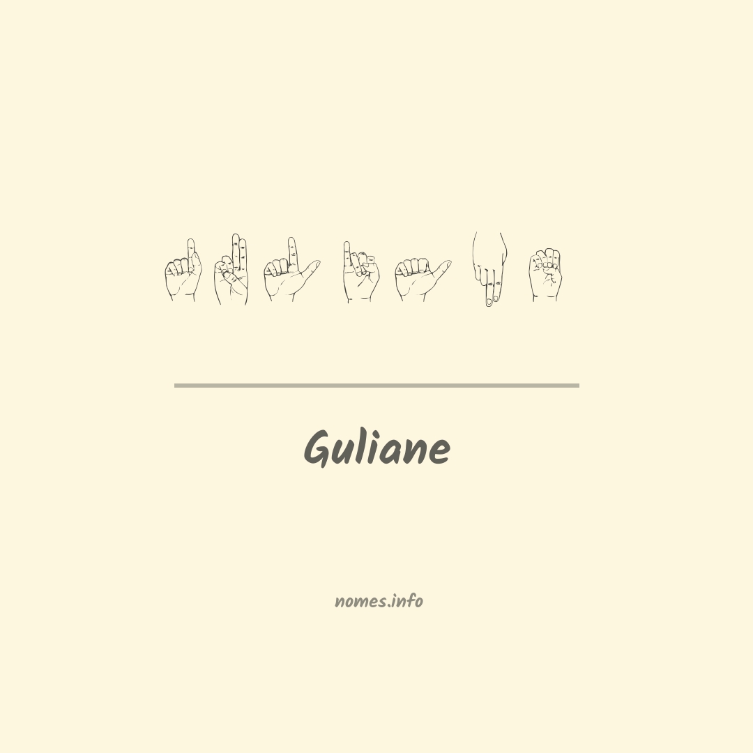 Guliane em Libras