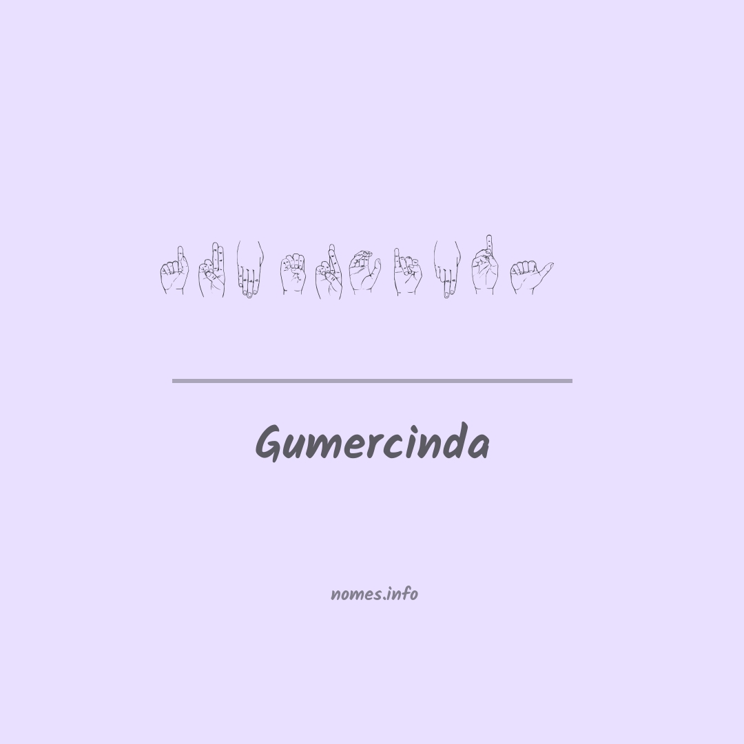 Gumercinda em Libras