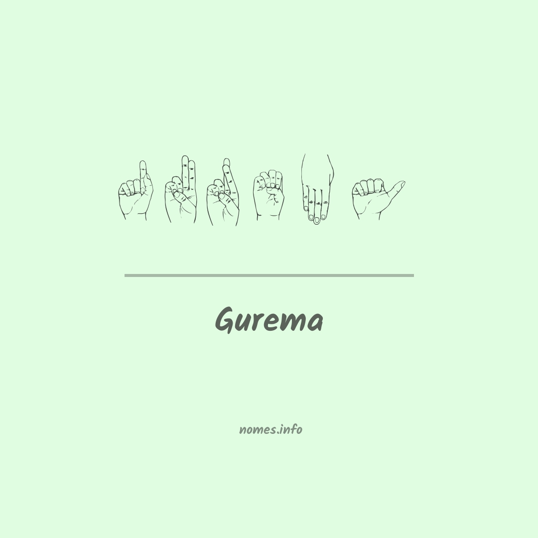 Gurema em Libras