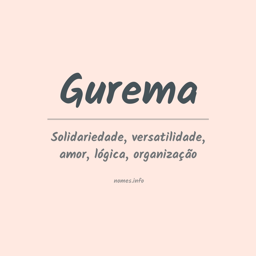 Significado do nome Gurema