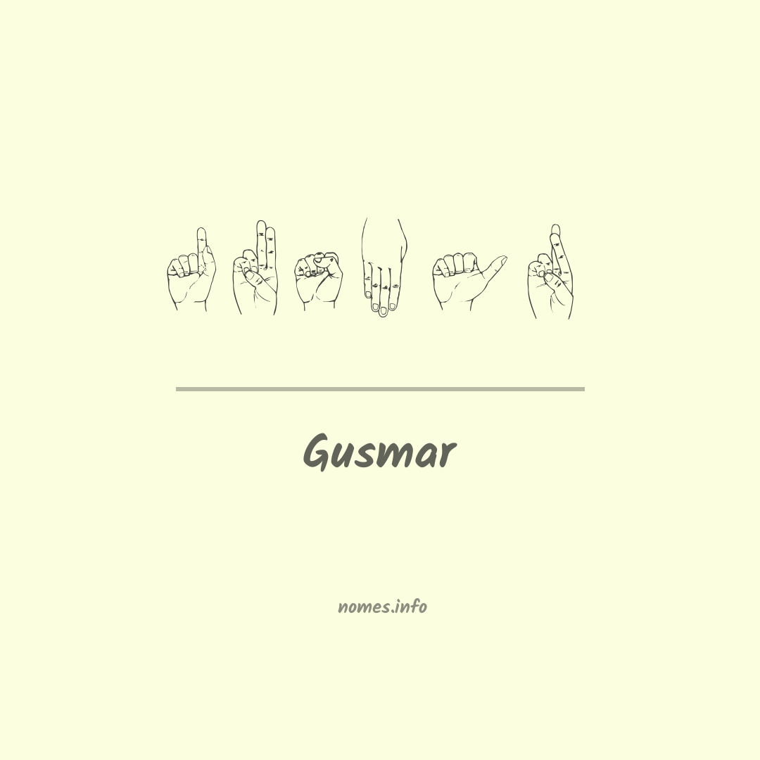 Gusmar em Libras