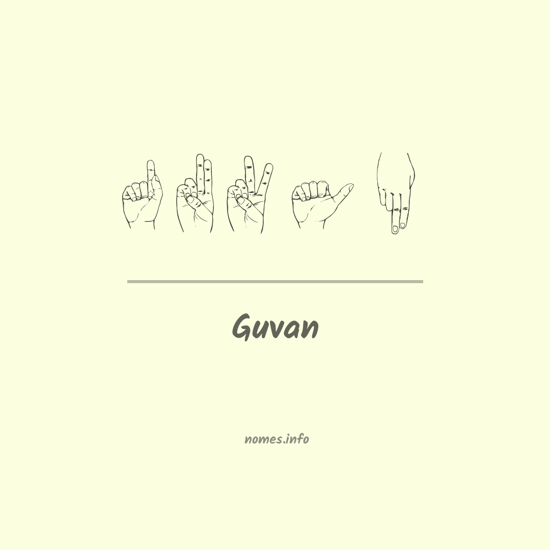 Guvan em Libras